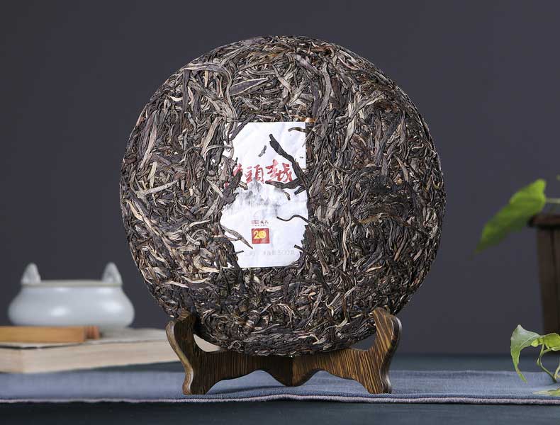 Мэнку Цунтоу Юэ, шэн пуэр, 500 гр, 2019 г., чайный блин Мэнку Цунтоу Юэ, шэн пуэр, 500 гр, 2019 г., чайный блин