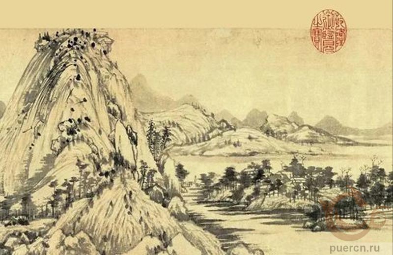 Картина, послужившая основой для дизайна обложки чая Картина, послужившая основой для дизайна обложки чая