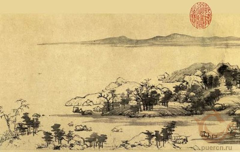 Картина, послужившая основой для дизайна обложки чая Картина, послужившая основой для дизайна обложки чая